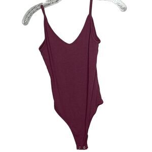 American Eagle Maroon Bodysuit. Size Small.